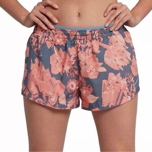 Nike Elevate Printed Shorts small women floral dri fit running